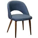 Стул R-home Lars Арт 52.5x76.5x57.5 см рогожка цвет синий/орех