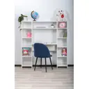 Стол-стеллаж Letta 3554 139.40x14.22x4 см ЛДСП цвет белый
