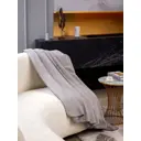 Плед Arya Home Queen 200x220 см хлопок цвет серый