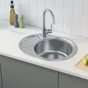Врезная мойка Iddis SUN60SDi77 60x47x18 см нержавеющая сталь цвет сатин