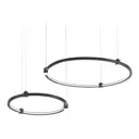 Люстра подвесная светодиодная AMBRELLA LIGHT FL5525 Comfort 20 м² теплый белый свет цвет черный