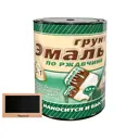 Грунт-эмаль 3 в 1 WHITE HOUSE 15433 цвет черный 0.9 кг