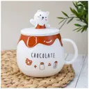 Кружка 490 мл Kitty chocolate керамика цвет белый