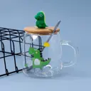 Кружка 400 мл Glass Dino стекло цвет прозрачный