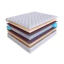 Матрас SkySleep Smart Zone Duo Memo Latex S500/DS 170x186 см независимый пружинный блок, двуспальный, ортопедический, латексный