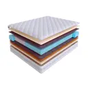 Матрас SkySleep Smart Zone Duo Organic S500/S1000 195x200 см независимый пружинный блок, двуспальный, ортопедический, латексный