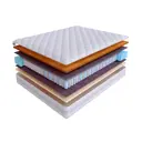 Матрас SkySleep Smart Zone Duo Combo S500/DS 152517, 200x205 см, независимый пружинный блок, двуспальный, ортопедический, латексный