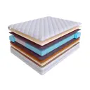 Матрас SkySleep Smart Zone Duo Organic S500/S1000 160x180 см независимый пружинный блок, двуспальный, ортопедический, латексный