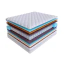 Матрас SkySleep Smart Zone Duo Comfort S500/DS 200x195 см независимый пружинный блок, двуспальный, ортопедический, латексный