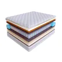 Матрас SkySleep Smart Zone Duo Memo S500/DS 170x195 см независимый пружинный блок, двуспальный, ортопедический, кокосовый