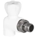 Кран шаровой Tebo 1/2" для радиаторов угловой внутренний-внутренний