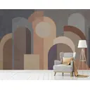 Фотообои флизелиновые Bartonwall 400x270 см Абстракция Геометрия