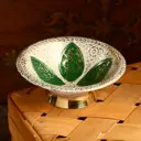 Миска Simaland Лейсан 11x4x11 см латунь цвет разноцветный