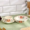 Столовый сервиз Simaland Малышка мишка 3 предмета 1 персона фаянс цвет белый