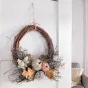 Декоративный венок "Осеннее пробуждение" 7x36 см
