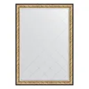 Зеркало с гравировкой в багетной раме Evoform барокко золото 106 мм 135x190 см BY 4509