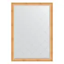 Зеркало с гравировкой в багетной раме Evoform травленое золото 87 мм 131x186 см BY 4528