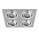 Точечный светильник встраиваемый LIGHTSTAR 11604 SINGO 14 м² цвет серый