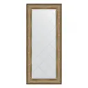 Зеркало с гравировкой в багетной раме Evoform виньетка античная бронза 109 мм 70x160 см BY 4167