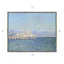 Картина в раме Декор депо Клод Моне Антиб послеполуденный эффект 90x110 см