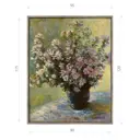 Картина в раме Декор депо Клод Моне Ваза с мальвами 120x95 см