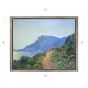 Картина в раме Декор депо Клод Моне Горная дорога в Монако 45x55 см