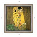 Картина в раме Декор депо "Густав Климт. Поцелуй" 30x30 см