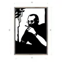 Картина в раме Декор депо "Константин Малютин. Автопортрет" 85x60 см