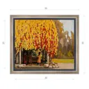 Картина в раме Декор депо "Константин Малютин. Беседка" 30x35 см