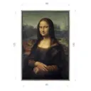Картина в раме Декор депо Леонардо да Винчи Мона Лиза Джоконда 130x90 см