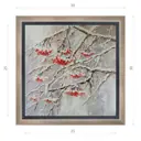 Картина в раме Декор депо "Михаил Харитонов. Горит костер рябины красной" 30x30 см