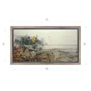 Картина в раме Декор депо "Михаил Харитонов. Переполох" 30x55 см