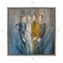 Картина в раме Декор депо "Михаил Харитонов. Квартет" 75x75 см