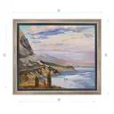 Картина в раме Декор депо Ксения Черномор. Лазуревая Бухта Новый Свет 30x35 см