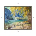 Картина в раме Декор депо "Ксения Черномор. В ожидании чуда" 90x105 см