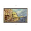 Картина в раме Декор депо "Ксения Черномор. Овчинниковская набережная" 50x80 см