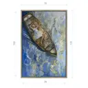 Картина в раме Декор депо "Ксения Черномор. Золотой дождь" 110x75 см