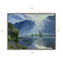 Картина в раме Декор депо "Ксения Черномор. Рассвет в Альпах" 95x125 см