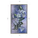 Картина в раме Декор депо "Ксения Черномор. Лилии" 105x60 см