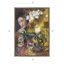 Картина в раме Декор депо "Ксения Черномор. Волшебство" 90x65 см