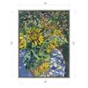 Картина в раме Декор депо "Ксения Черномор. Подсолнухи" 125x95 см