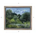 Картина в раме Декор депо "Ксения Черномор. Тишина" 30x35 см