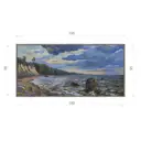 Картина в раме Декор депо "Ксения Черномор. Гармония" 95x195 см