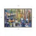 Картина в раме Декор депо "Ксения Черномор. Яхты" 75x110 см