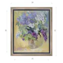 Картина в раме Декор депо "Ксения Черномор. Сирень" 35x30 см