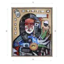 Картина в раме Декор депо "Константин Малютин. Радио" 90x75 см