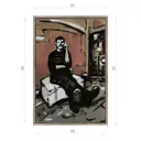 Картина в раме Декор депо "Константин Малютин. Кочегар" 95x65 см