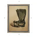 Картина в раме Декор депо "Константин Малютин. Мотоботы" 45x35 см