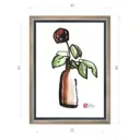 Картина в раме Декор депо "Константин Малютин. Роза" 40x30 см