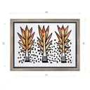 Картина в раме Декор депо "Константин Малютин. Условная флора 1" 30x40 см